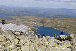 Lordehytta i Folarskardet på Hallingskarvet