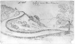 Oslo. Christiania. Blyantskisse av John Edy: Drawings, Norwa