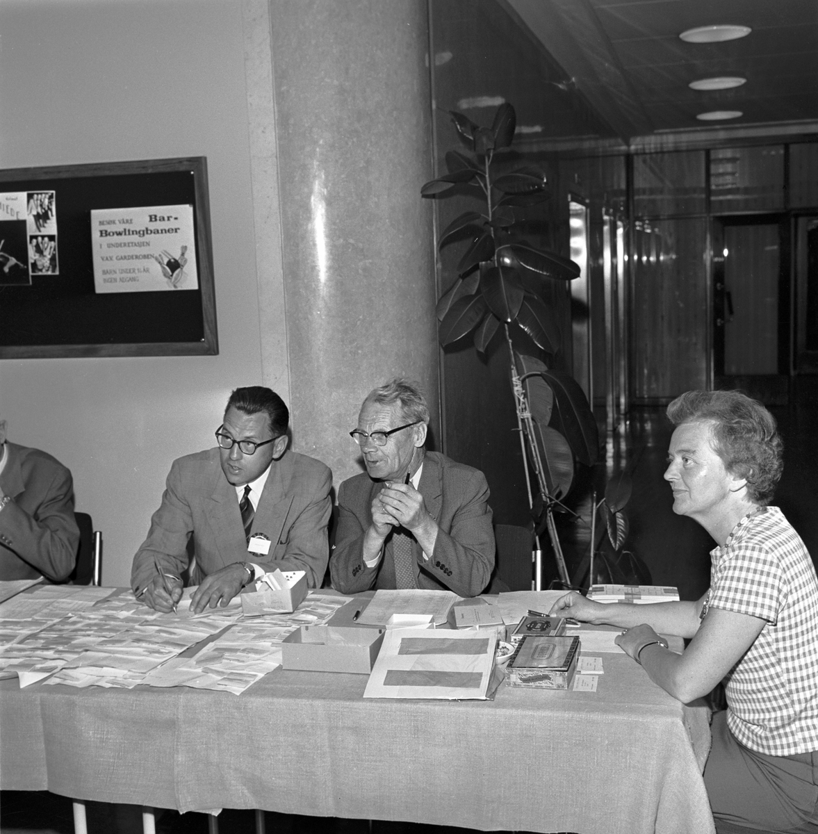 Serie. Partiet Venstre holder landsmøte i Sandefjord. Fotografert juni 1962.