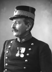 Portrett, general Vogt i uniform, 1912.
