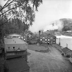 Holmen Brug i Hokksund, Øvre Eiker, Buskerud, 02.10.1958.