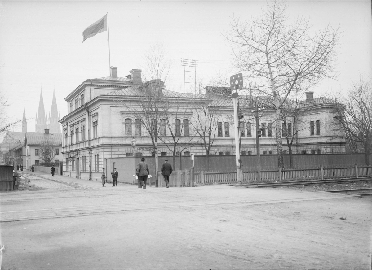 S:t Persgatan från järnvägen, Uppsala 1901 - 1902