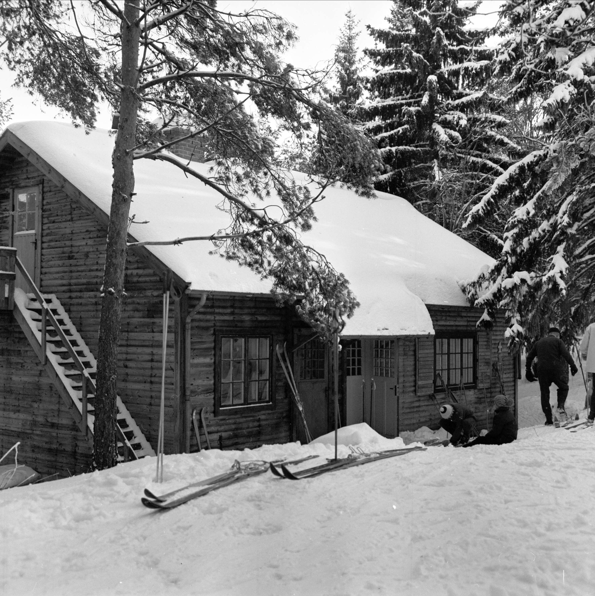 Raststuga i Torslundabacken, Tierp, Uppland 1967