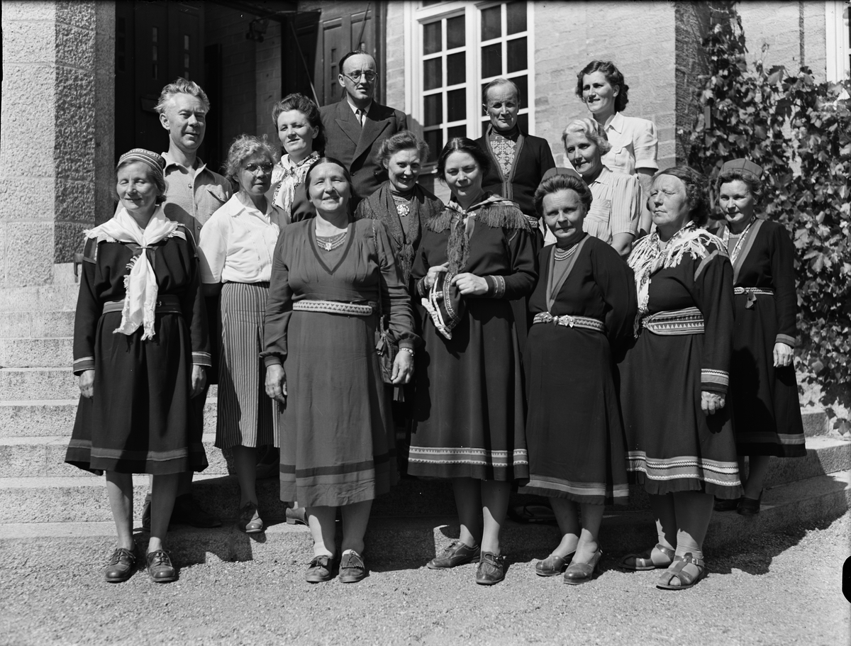 "Nomadskollärare på kurs i Uppsala", Folkskoleseminariet, Uppsala 1948