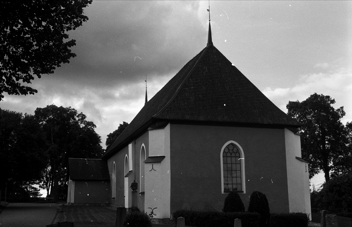 Klockstapel, Almunge kyrka, Almunge socken, Uppland 1987