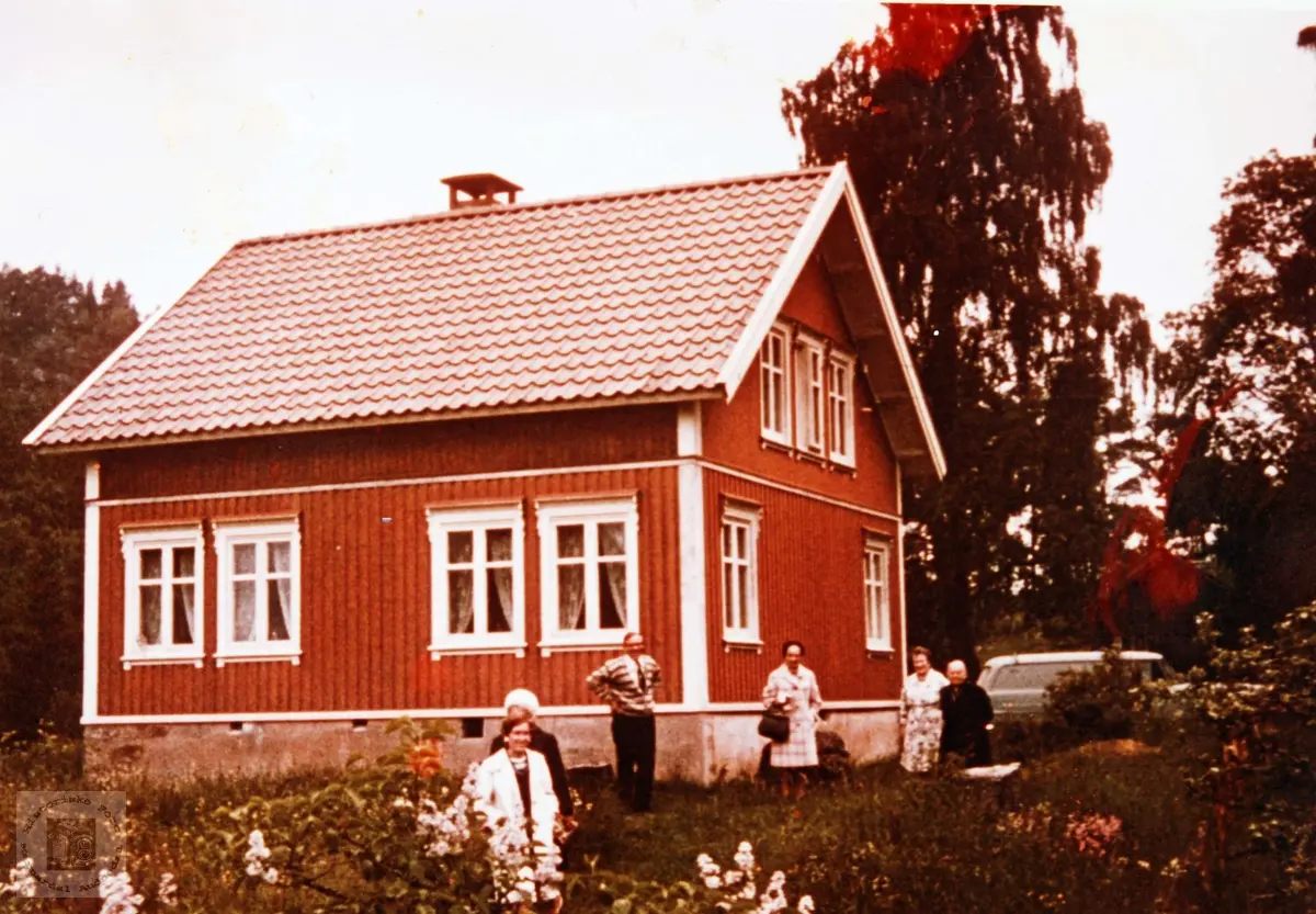 Huset som het "Slottet" i Ågedalstø Bjelland. Audnedal.