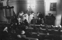 Innvielsen av Sviland kapell 23. oktober 1913 ved biskop Sch
