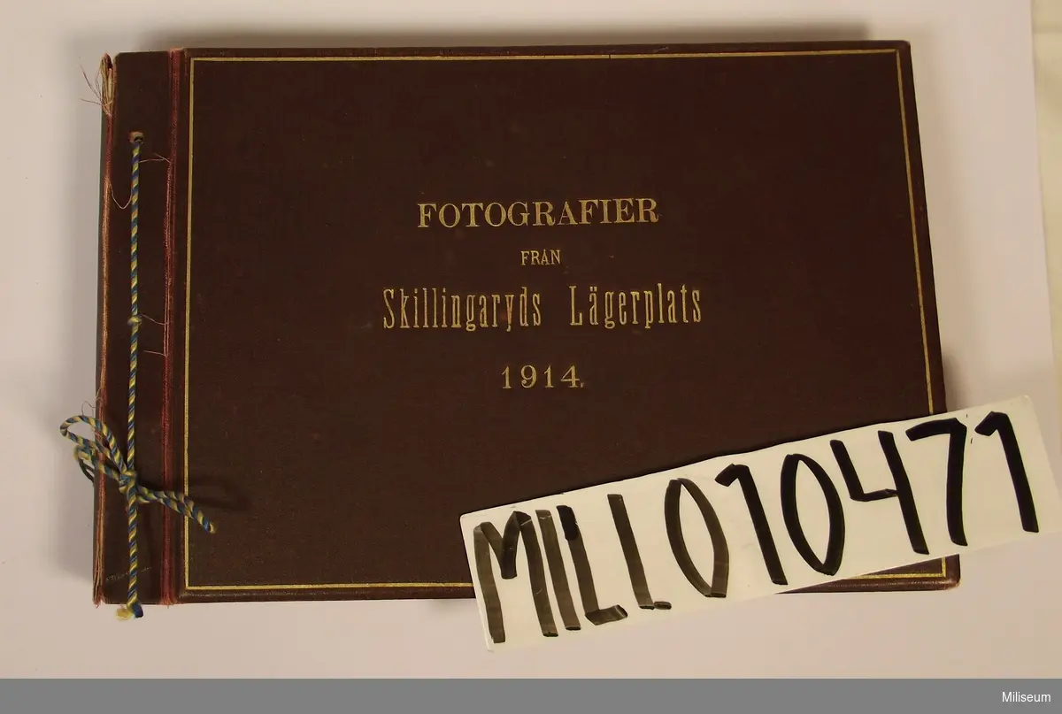 Fotoalbum, Fotografier från Skillingaryds Lägerplats 1914