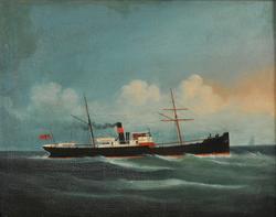 D/S 'Tamarind' av Kristiania [Oljemaleri]