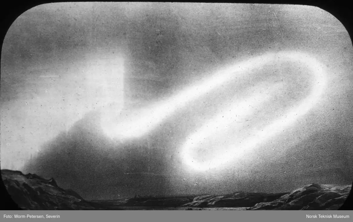 Nordlys observasjoner i Bossekop nordv. 30. Dec. 1838