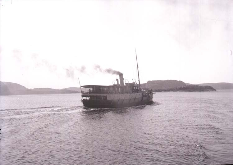 Enligt text som medföljde bilden: "Ång. "Byfjorden" Maj 08."