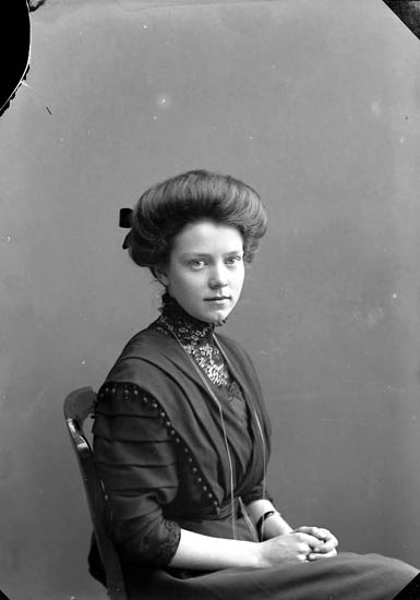 Enligt fotografens journal nr 2 1909-1915: "Offtedahl Fr. Lilly Kristiania".