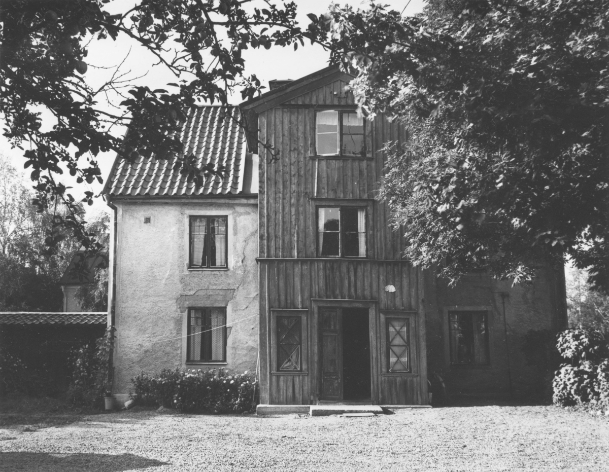 Enköping, kvarteret Rådmannen nr 5, gårdsfasad, Västra Ringgatan 13 - Badhusgatan 3, mot nordväst
