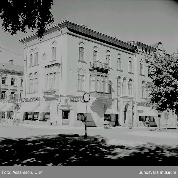 Wikströmska huset på Köpmangatan-V.Esplanadgatan.