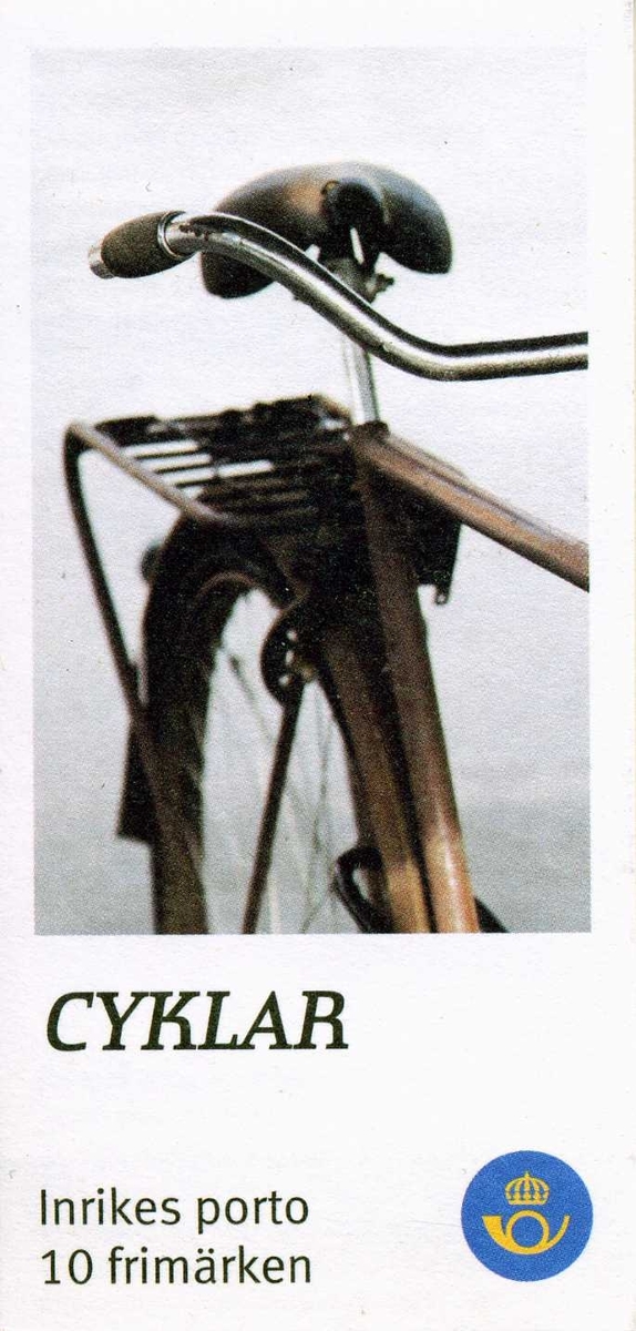 Frimärket föreställer en Carolus damcykel 1930-tal.