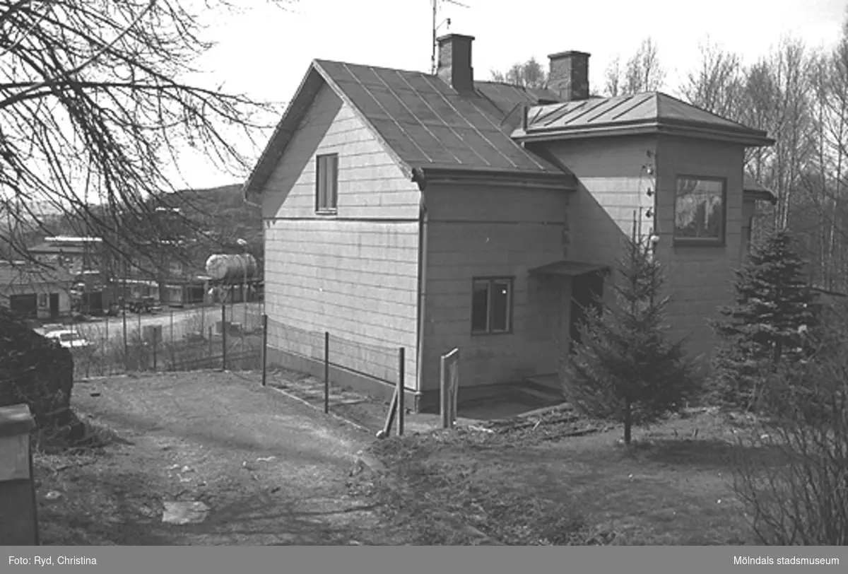 En villa på Ormåsgatan 3, Stensjön. Bilden är tagen 1991.