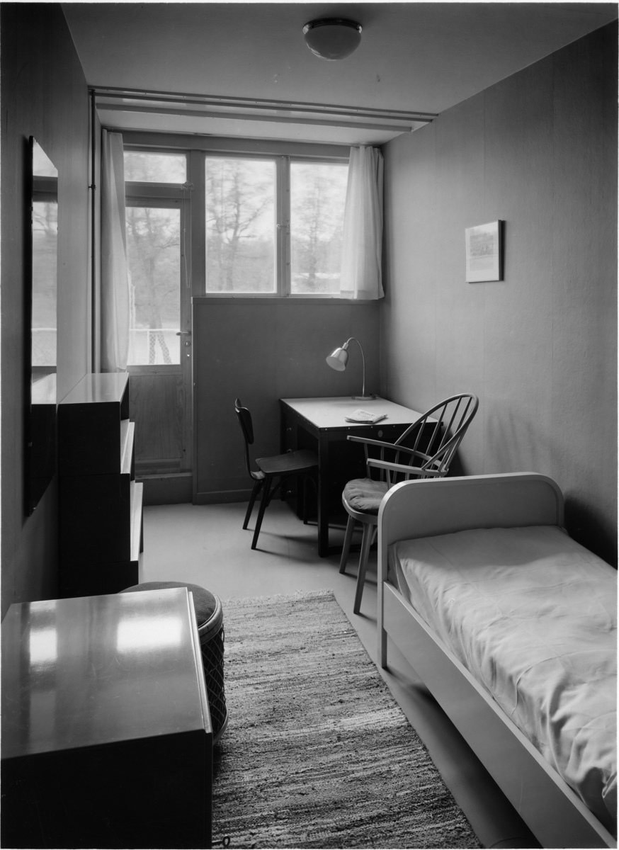 Stockholmsutställningen 1930
Egnahem 45, radhus: sovrum.