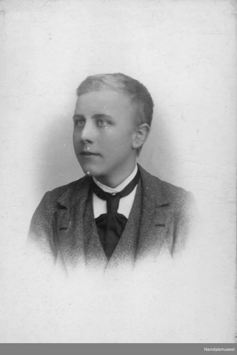 Portrett av en ung mann (med veldig brett slips).