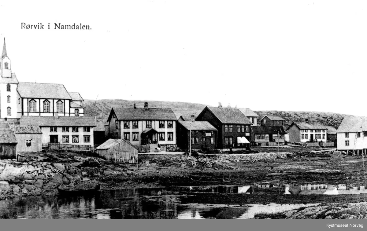 Vikna kommune, Rørvik sentrum - Kystmuseet Norveg / DigitaltMuseum
