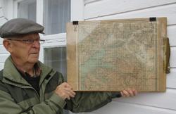 Situasjonskartet til general Fleischer i 1940