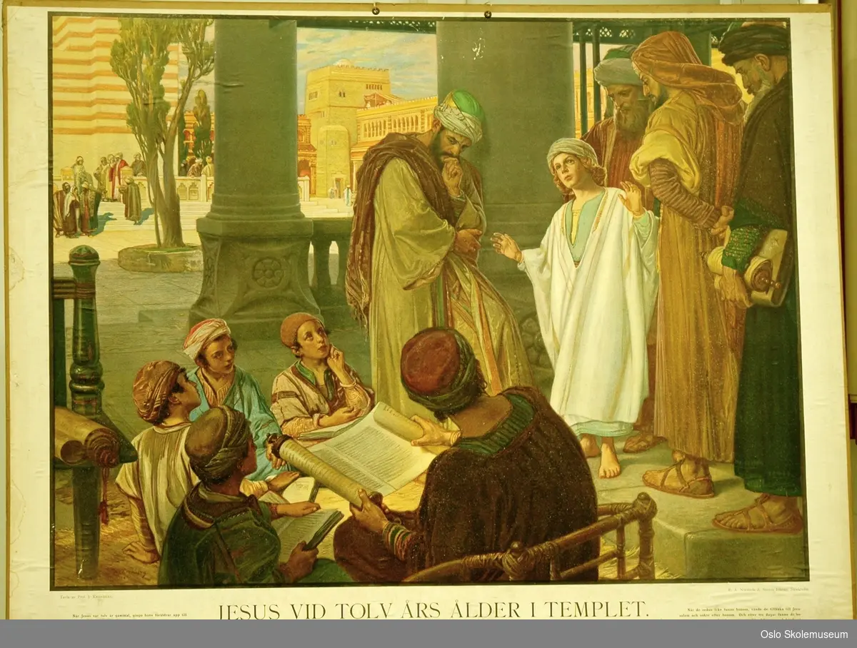 Bibelhistorie: Jesus i templet som tolvåring.