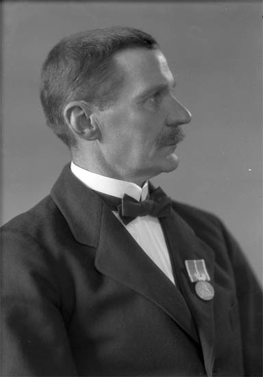 Text till bilden: "Maskinist L. J. Dahlström".