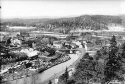 Sandvika fra Løkkeåsen.