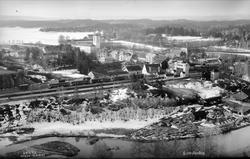 Sandvika fra Løkkeåsen.