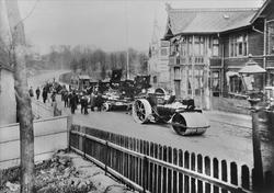 Transport av lokomotivramme på Drammensveien.