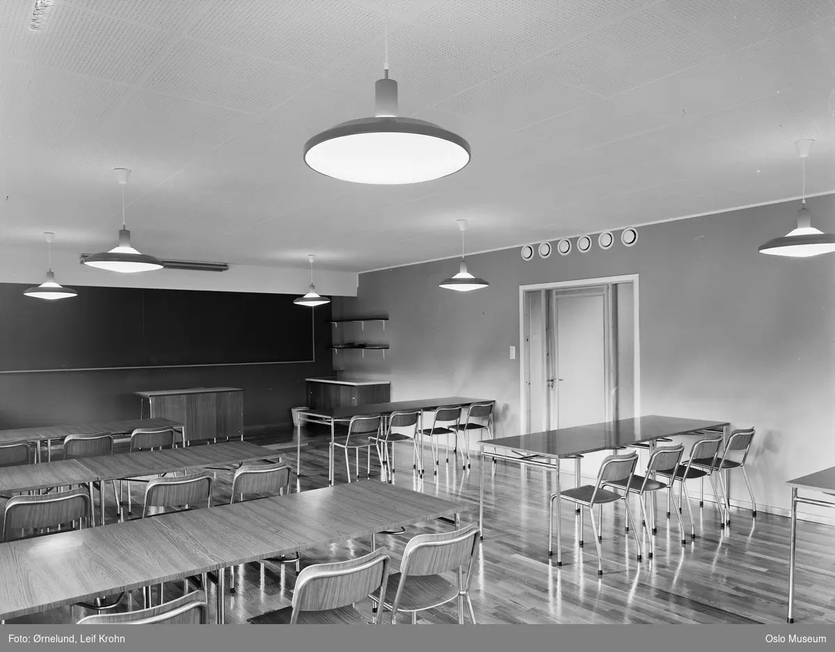 Sørmarka kurs- og konferansesenter, LO´s kurs- og konferansesenter, interiør, undervisningsrom