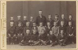 Gutteklasse ved Vålerengen skole.