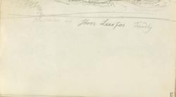 Utsikt mot Øvre Leirfoss, Trondheim (detalj) [Tegning]