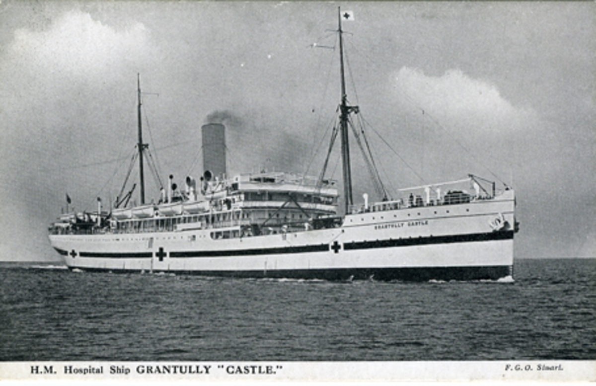 H.M. Hospitalö Ship Grankully "Castle." F.G. O. Stuart