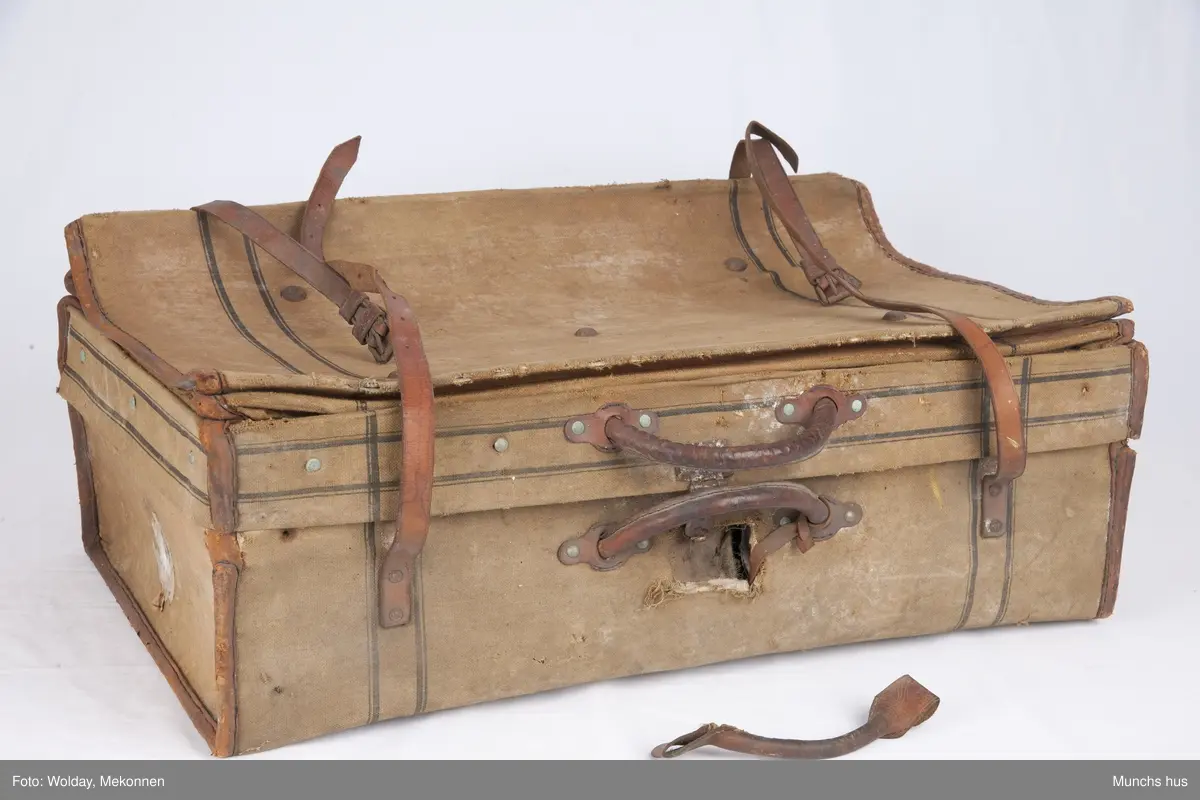 koffert med bærehåndtak