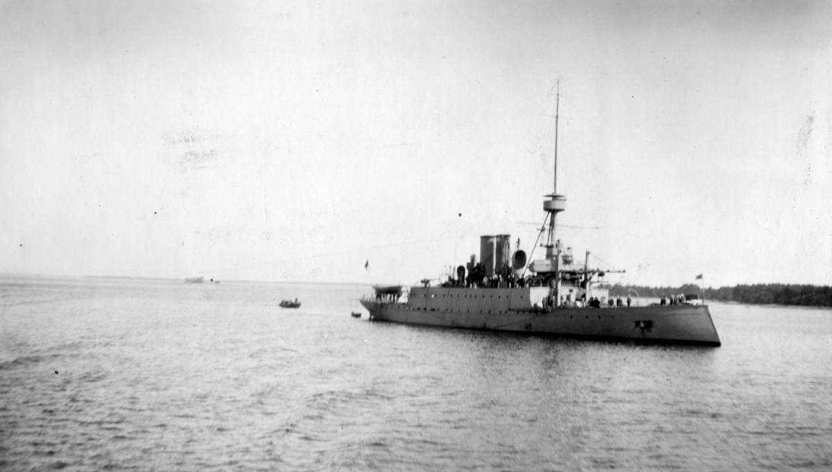Fartyg Sälen lämnar Karlskrona 1922.
