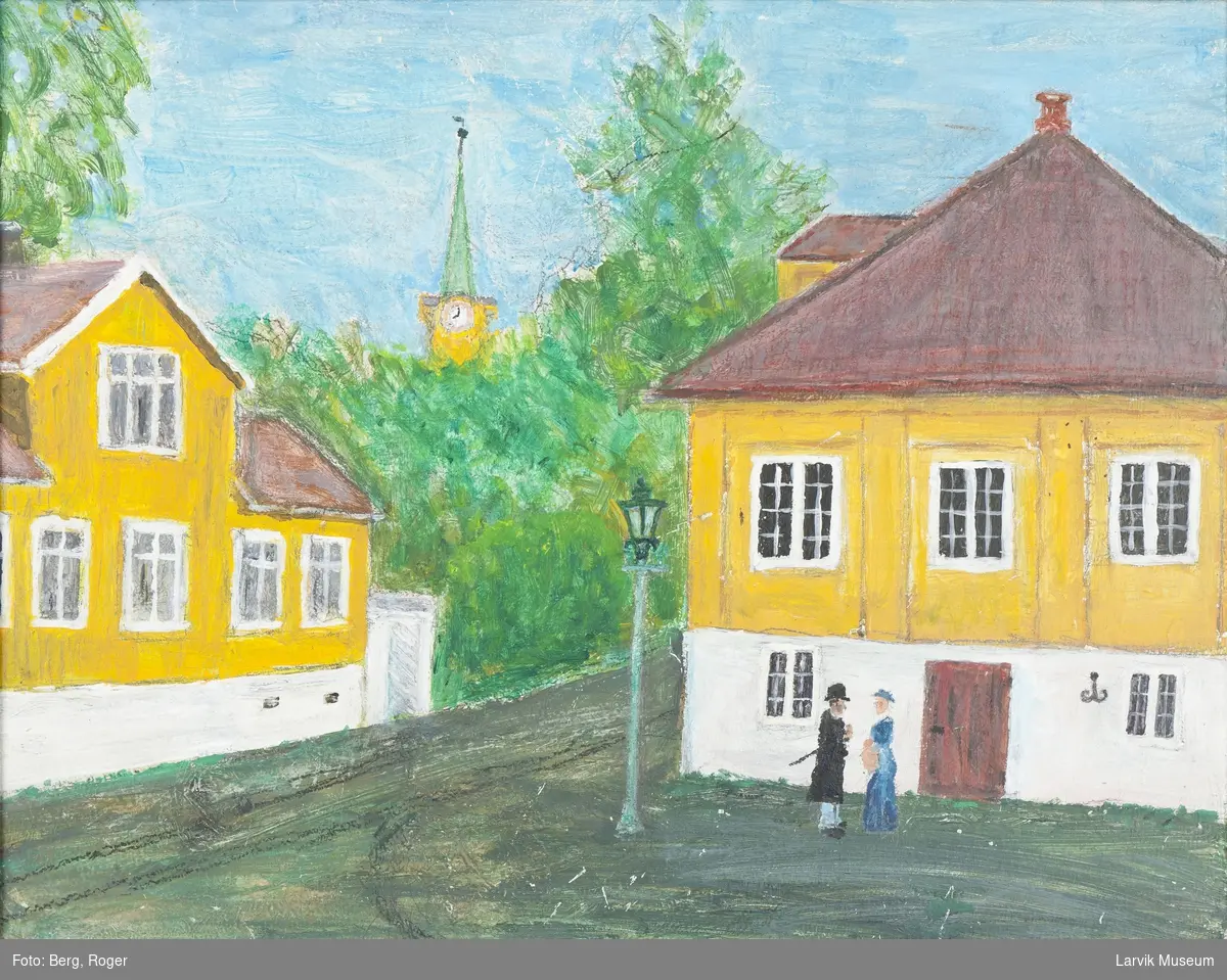 Kirkestredet, Sjøfartsmuseet Larvik.