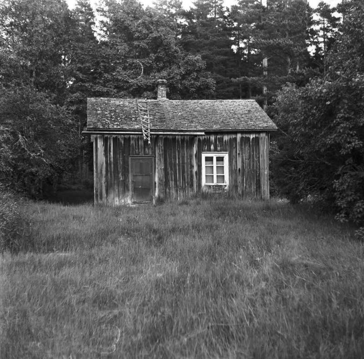 Ölme. Lars Lämgrens forna soldattorp, Juli 1955.
