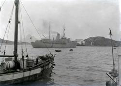 Kvantolands protokoll: "Fritjof Nansen" på Bodø havn