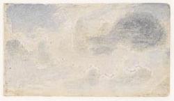 Skystudie [Akvarell på papir]