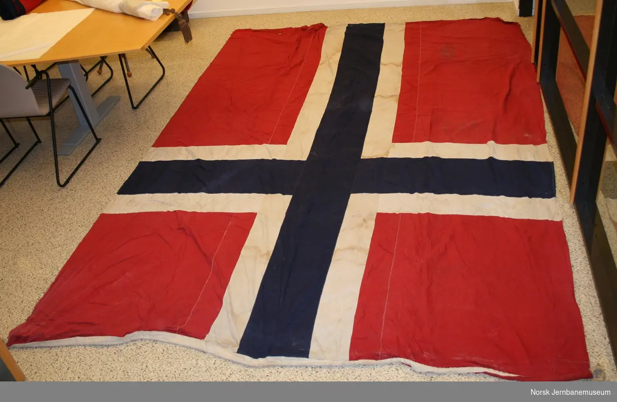 Gammelt norsk flagg