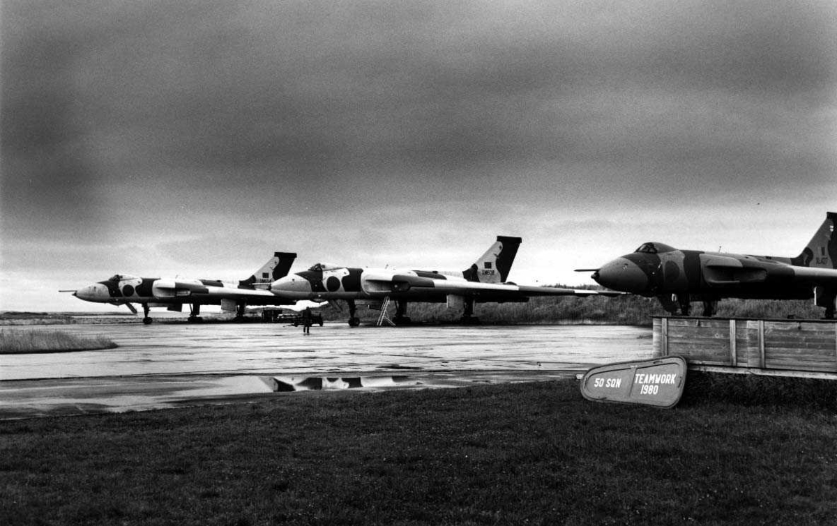 Lufthavn-flyplass  Hawker Siddeley Vulcan B.Mk2 i Bodø.