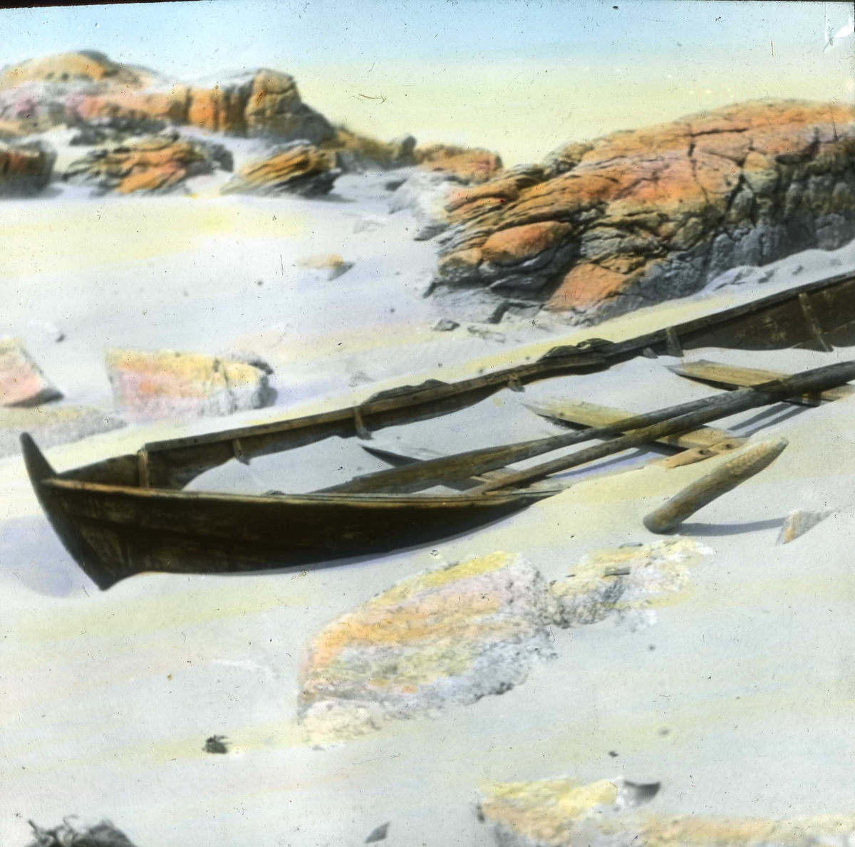 Væderen, en båt fylt med sand.