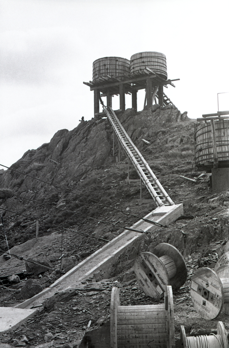 Karmøy - Vigsnes kobberverk 1970 - omlegging - nybygging.