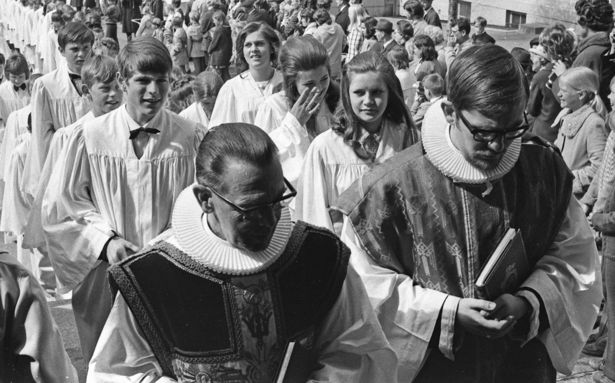 Konfirmasjon - Vår Frelsers Kirke 1971.