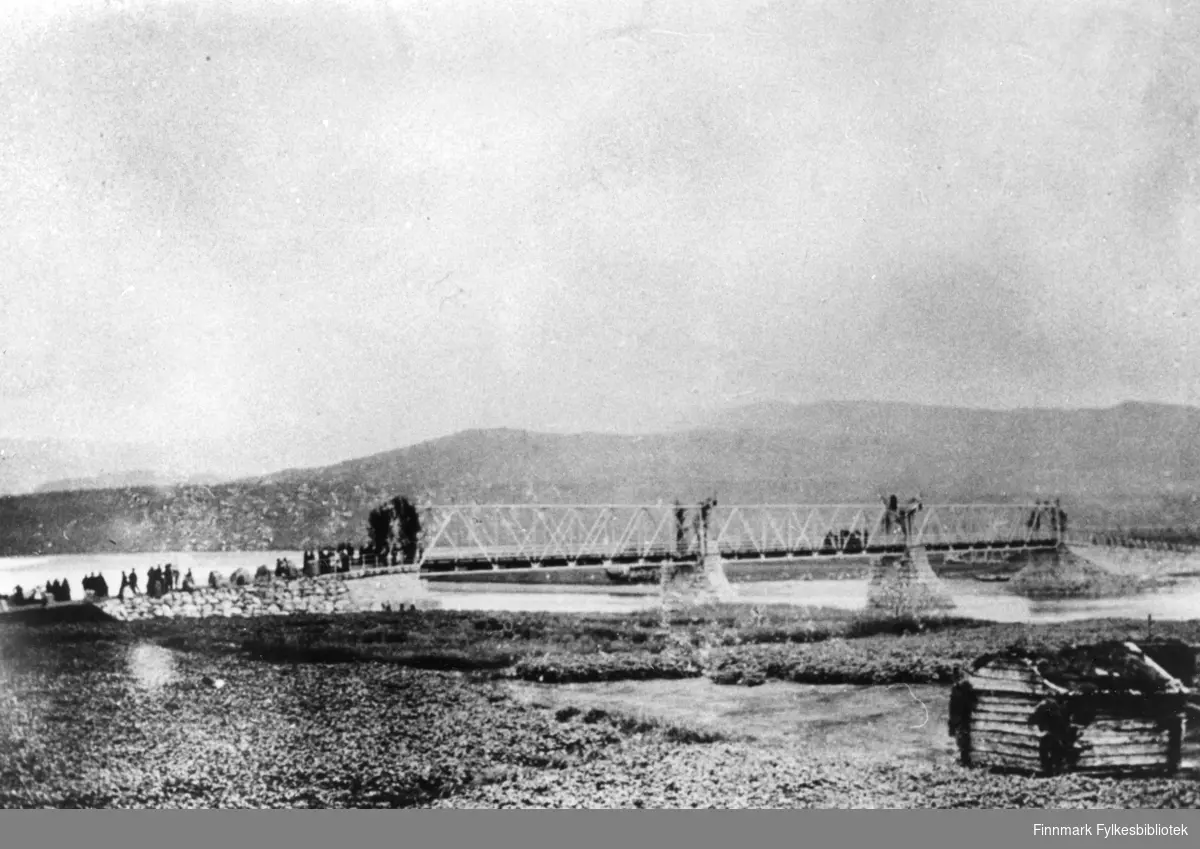Åpningen av Alta brua 1896.(Alten bru).