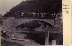 "Olsborg Bro Maalselven ombygget 1897."