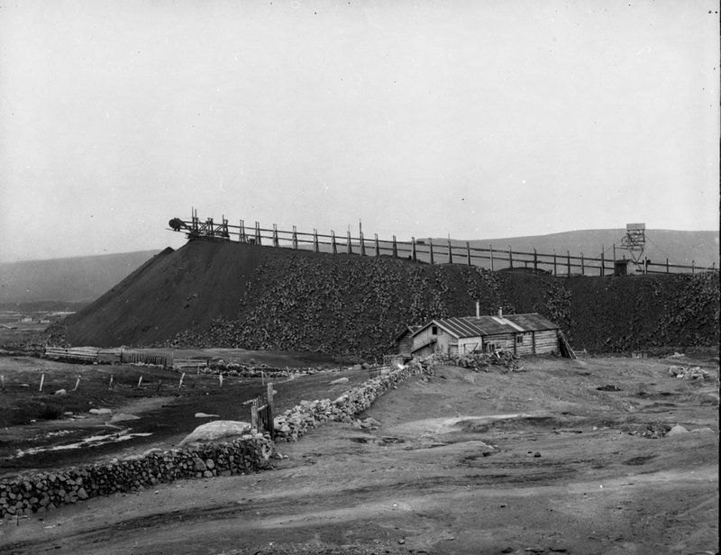 Slaggbanen tidlig på 1900-tallet.