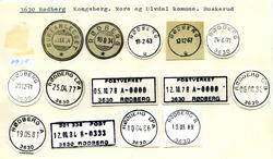 Stempelkatalog 3630 Rødberg (Noreanlegget), Nore og Uvdal, B