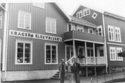 Kirkegata 9, ombygging av gården, Kragerø Elektriske AS og l