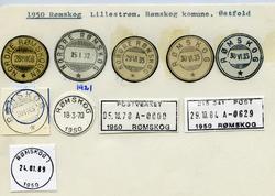 Stempelkatalog 1950 Rømskog (Nordre Rømskogen, Nordre Rømsko